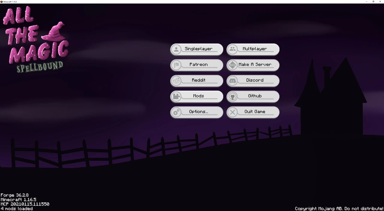 Screenshot modpacku All the Magic Spellbound - ATMS (1/2)