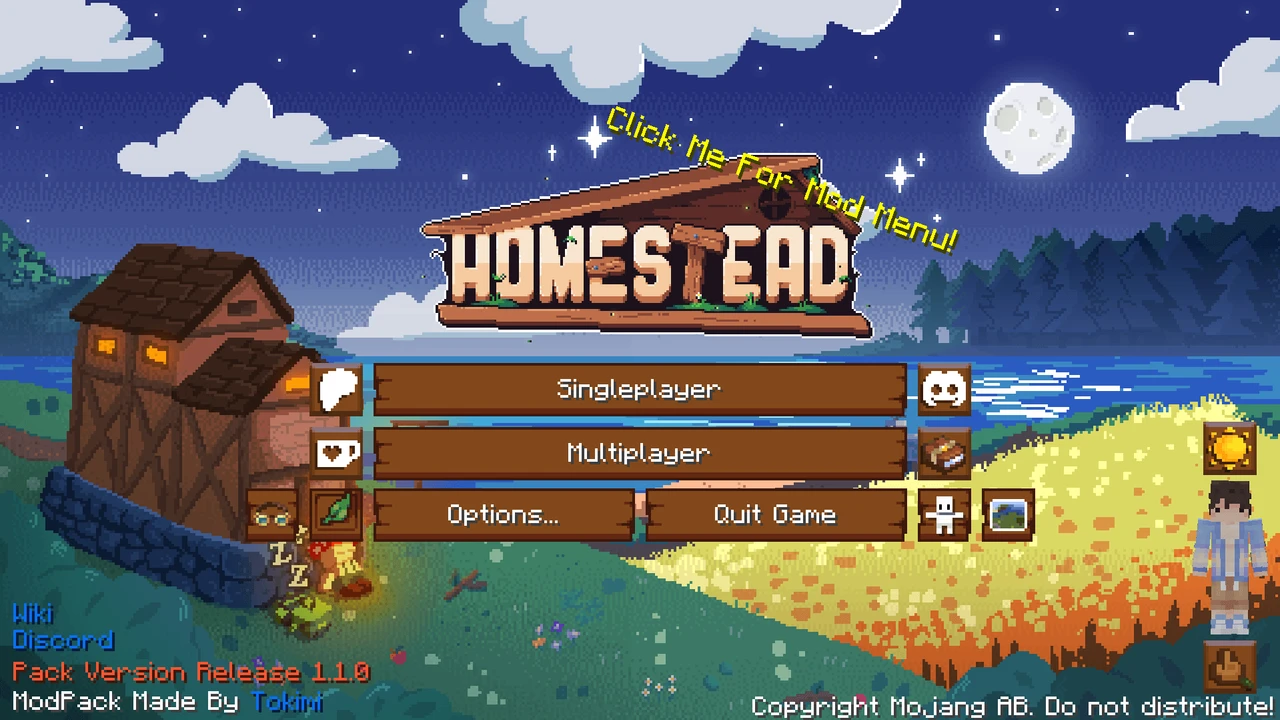 Screenshot modpacku Homestead - A Cozy Survival Experience (2/3)