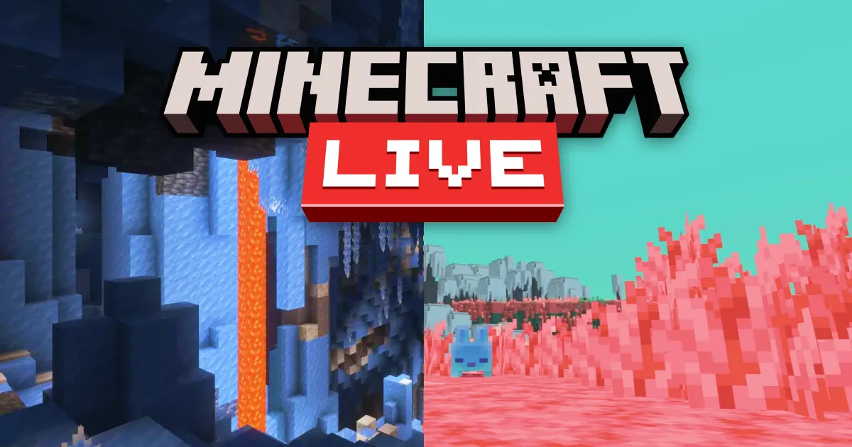 Minecraft LIVE září 2026: Nové Ice Caves, Nová dimenze!