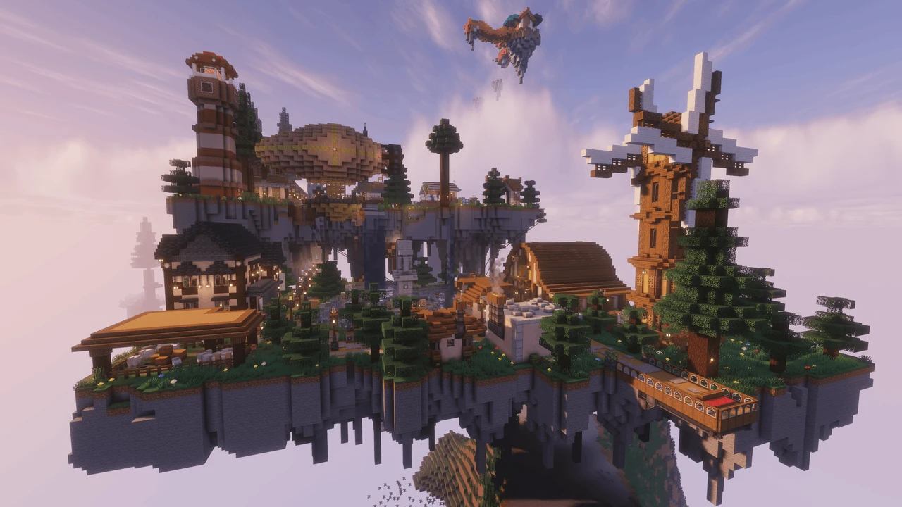 Screenshot modpacku Create Aeronautics - Skybound | Create Aeronautics & Create Addons with Quests (3/3)