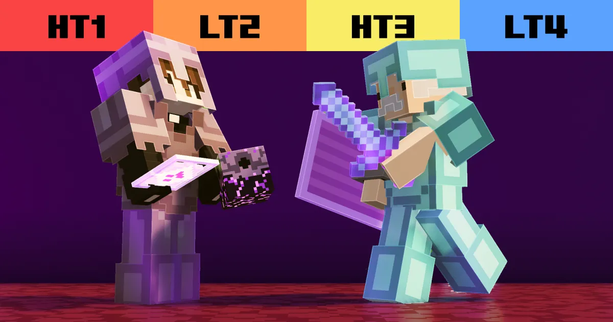 Co jsou Minecraft PvP Tiery a jak se nechat otestovat