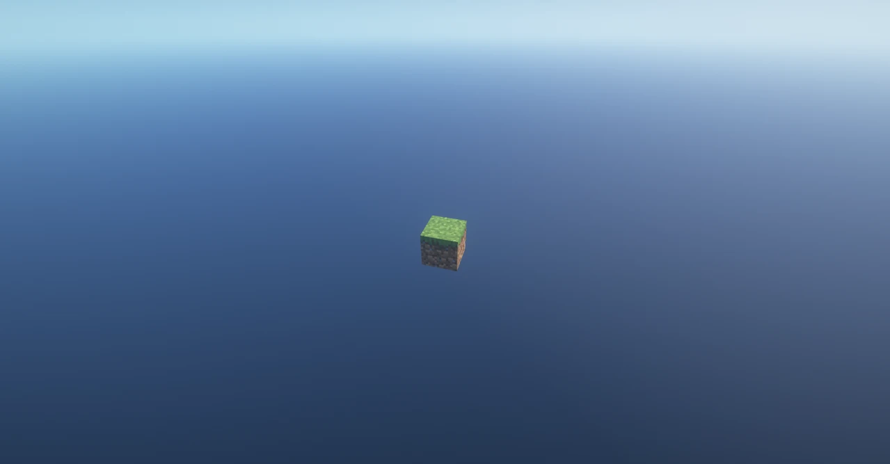 Screenshot modpacku Modded OneBlock (1/2)