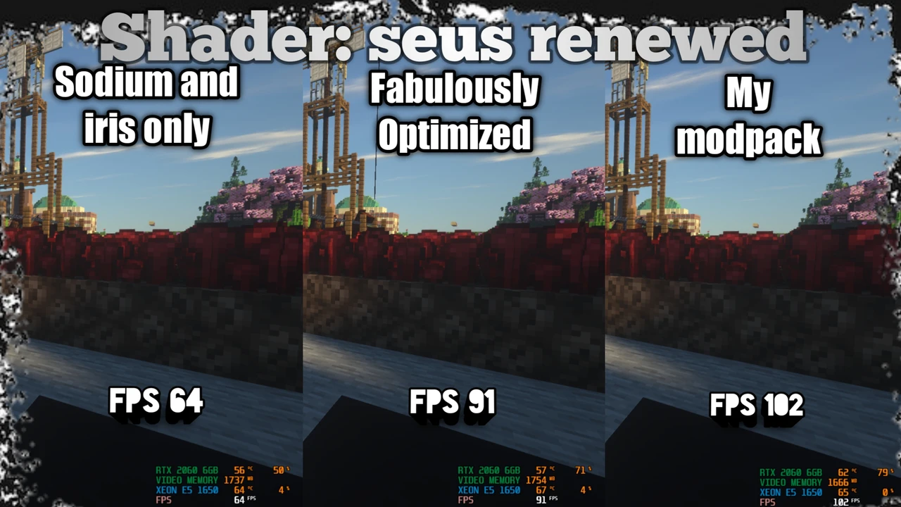 Screenshot modpacku MAX FPS: Optimized (3/3)