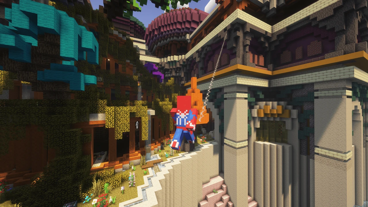 Screenshot modpacku SuperHeroes Marvel RPG - IronMan, Spiderman... | Superheroes Marvel Quests (1/3)