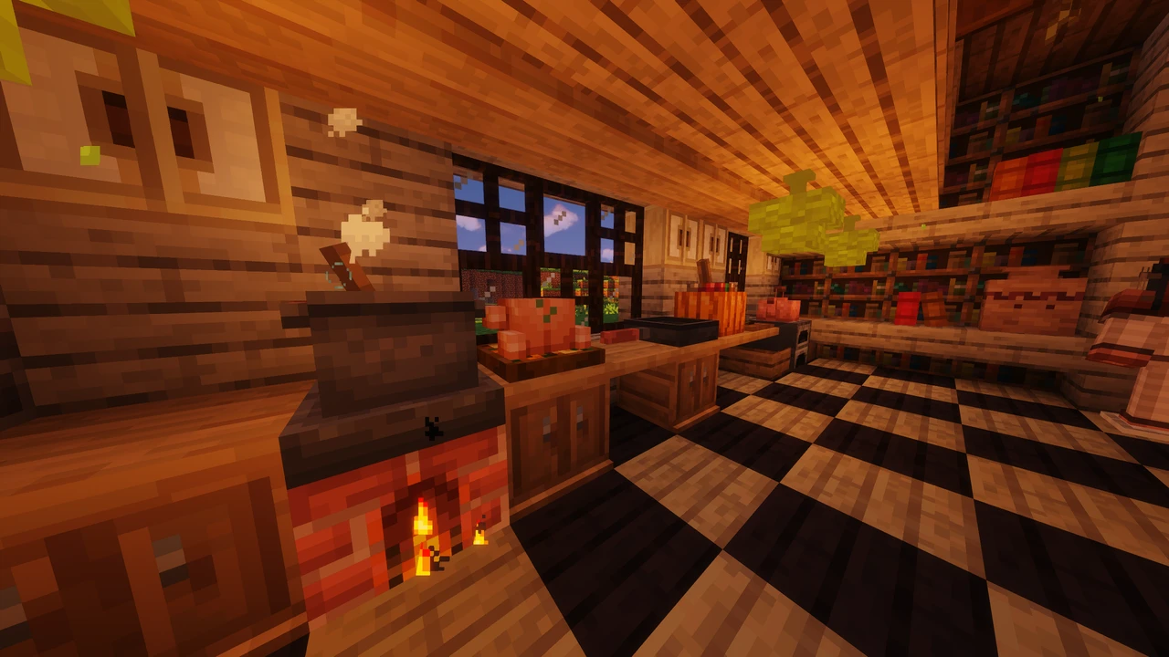 Screenshot modpacku CottageCore Fantasy (1/3)