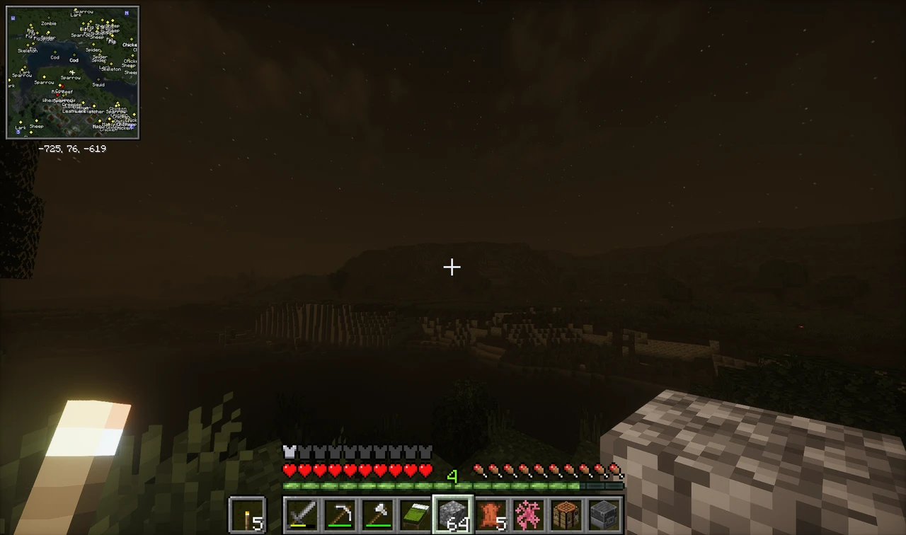 Screenshot modpacku Horror + (2/3)