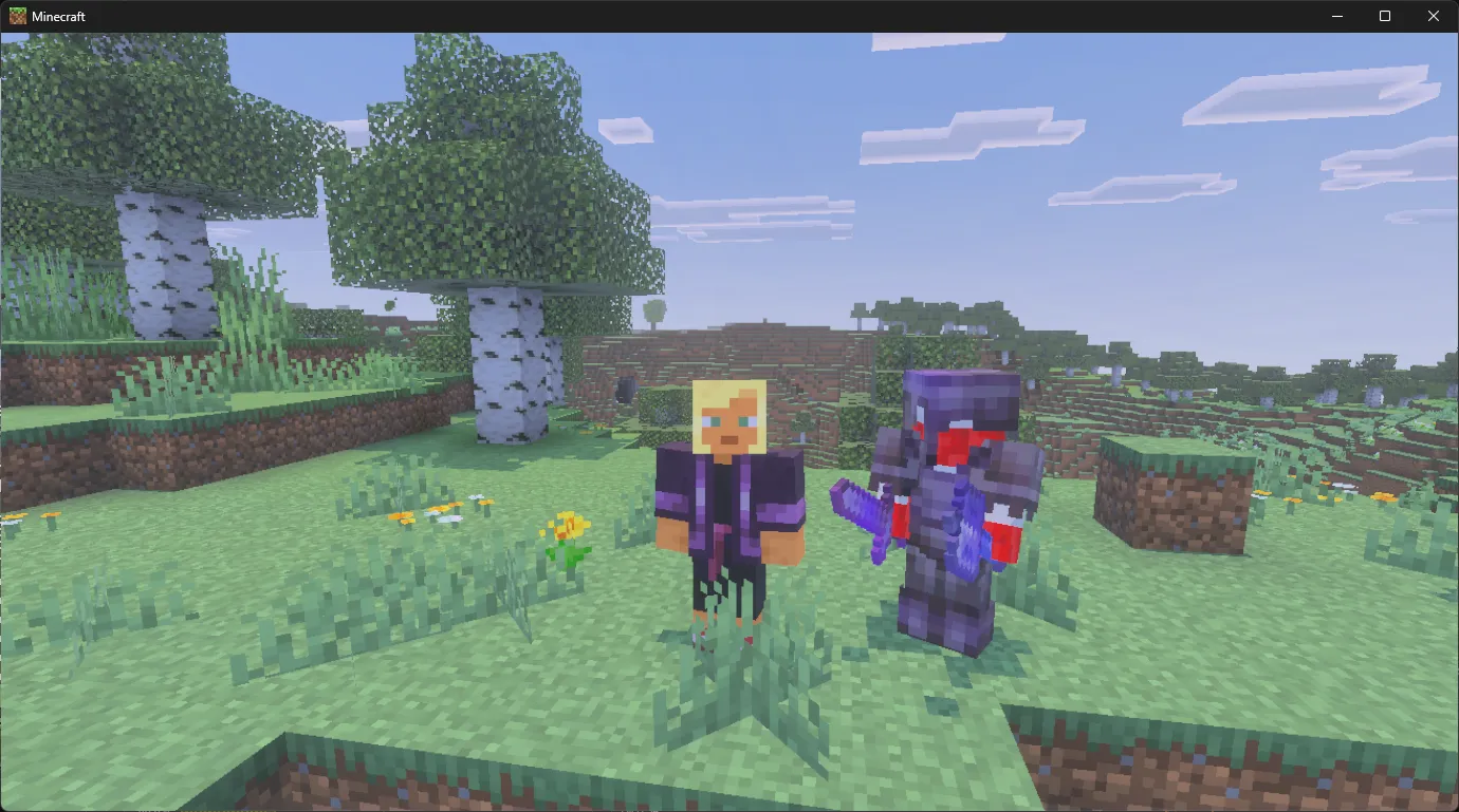 Úspěšné připojení Bedrock hráče na Minecraft server pomocí Geyseru