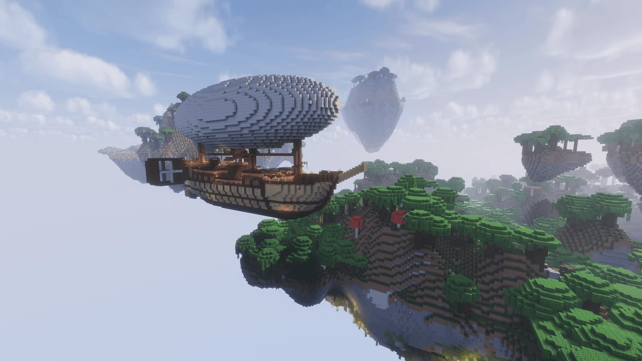 Screenshot modpacku Create Aeronautics - Skybound | Create Aeronautics & Create Addons with Quests (1/3)
