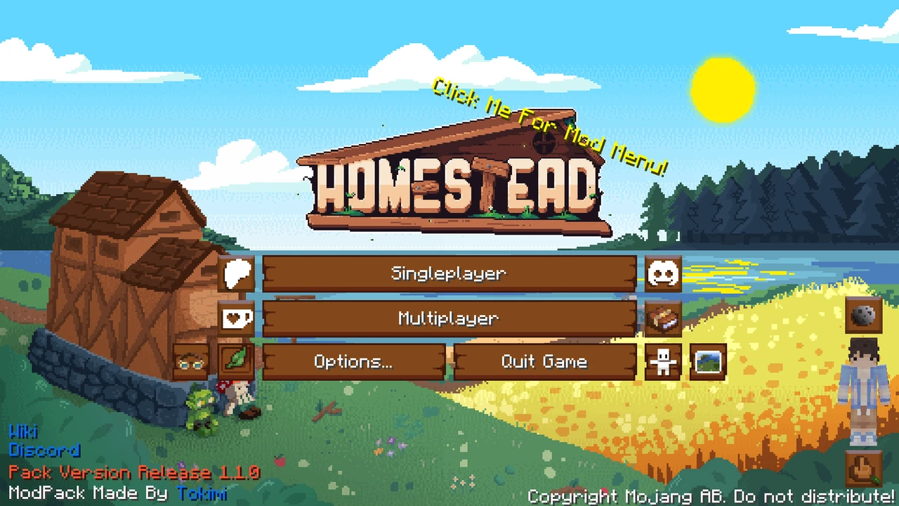 Screenshot modpacku Homestead - A Cozy Survival Experience (1/3)