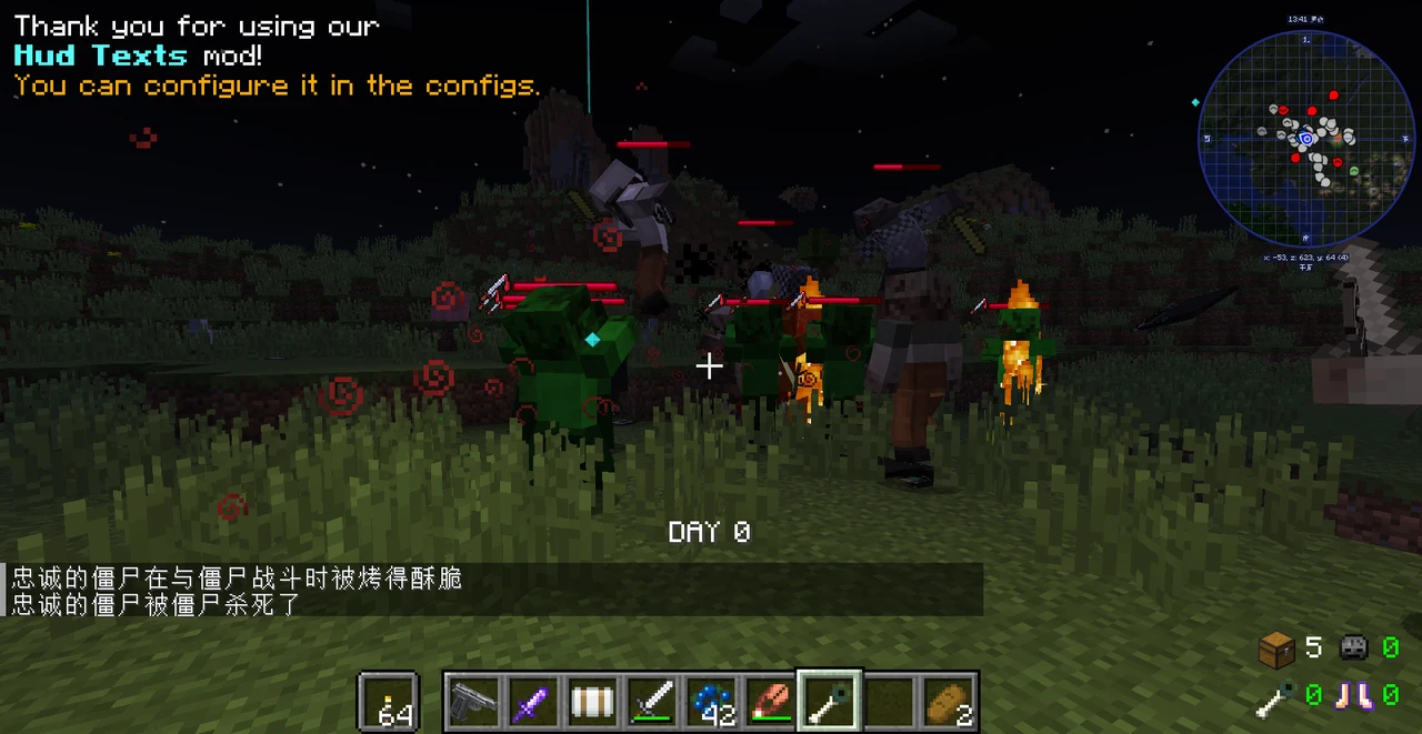Screenshot modpacku Seven Zero Meow Team's  Zombie apocalypse  (1/3)