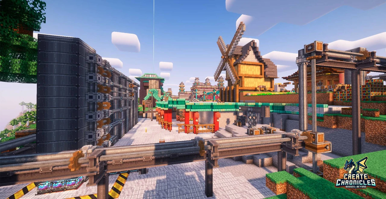 Screenshot modpacku Create Chronicles: Bosses and Beyond (1/3)