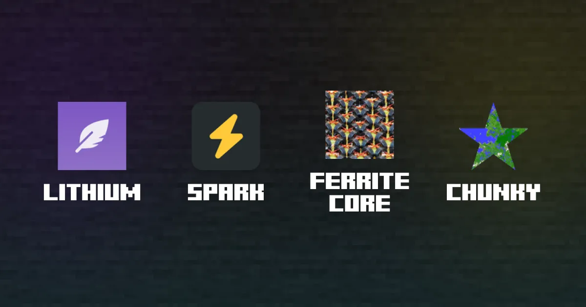 Fabric mody pro optimalizaci Minecraft serveru