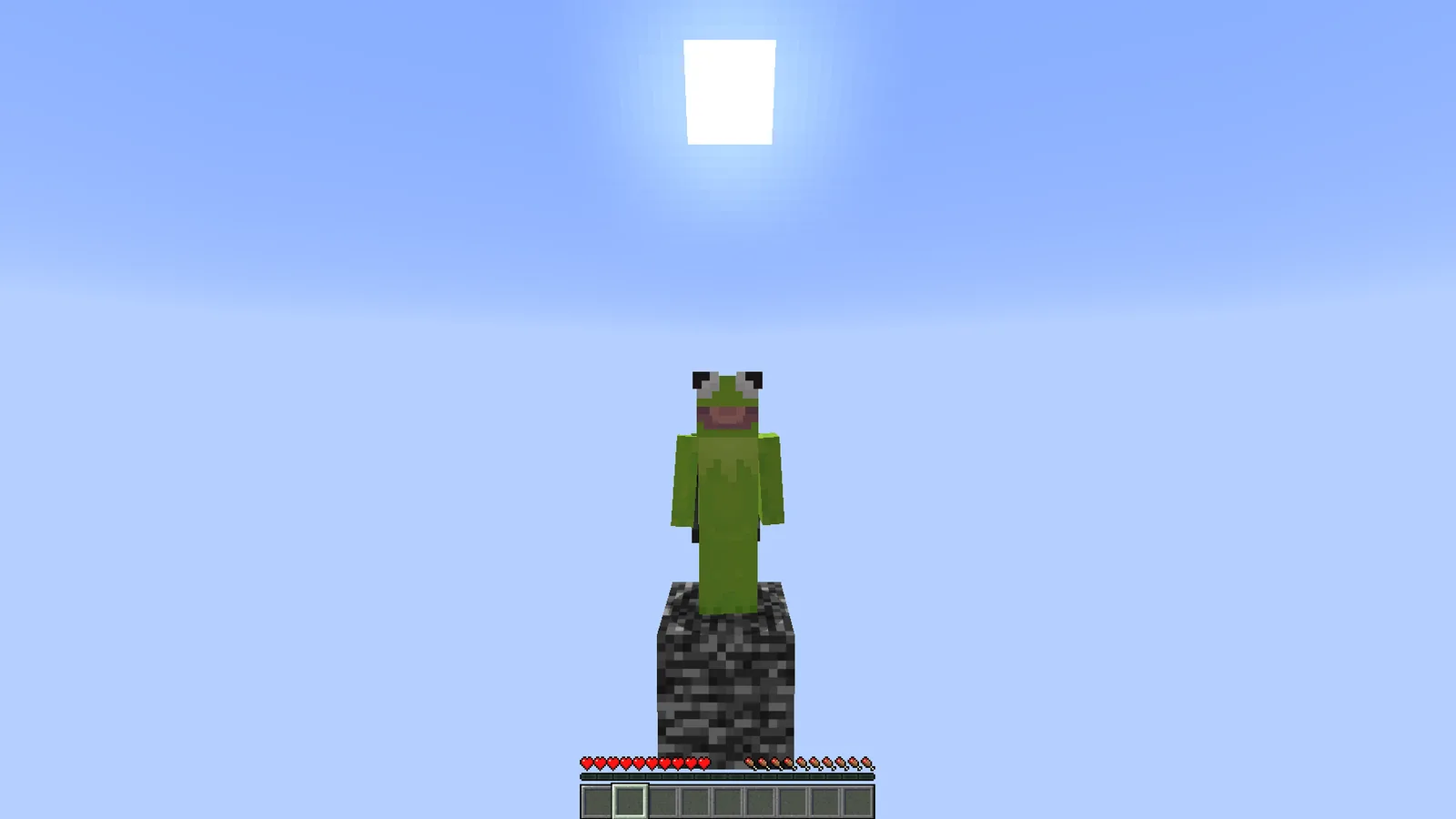 Void svět na Minecraft serveru