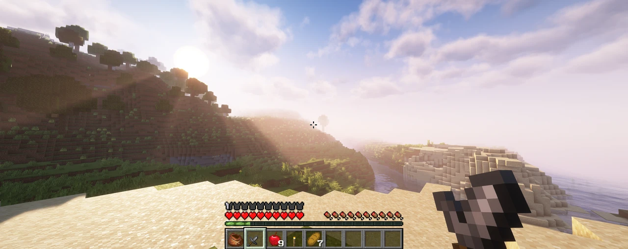 Screenshot modpacku Epic Shaders - All The Shaders (2/3)