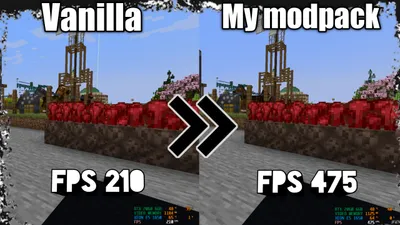 Náhled modpacku MAX FPS: Optimized