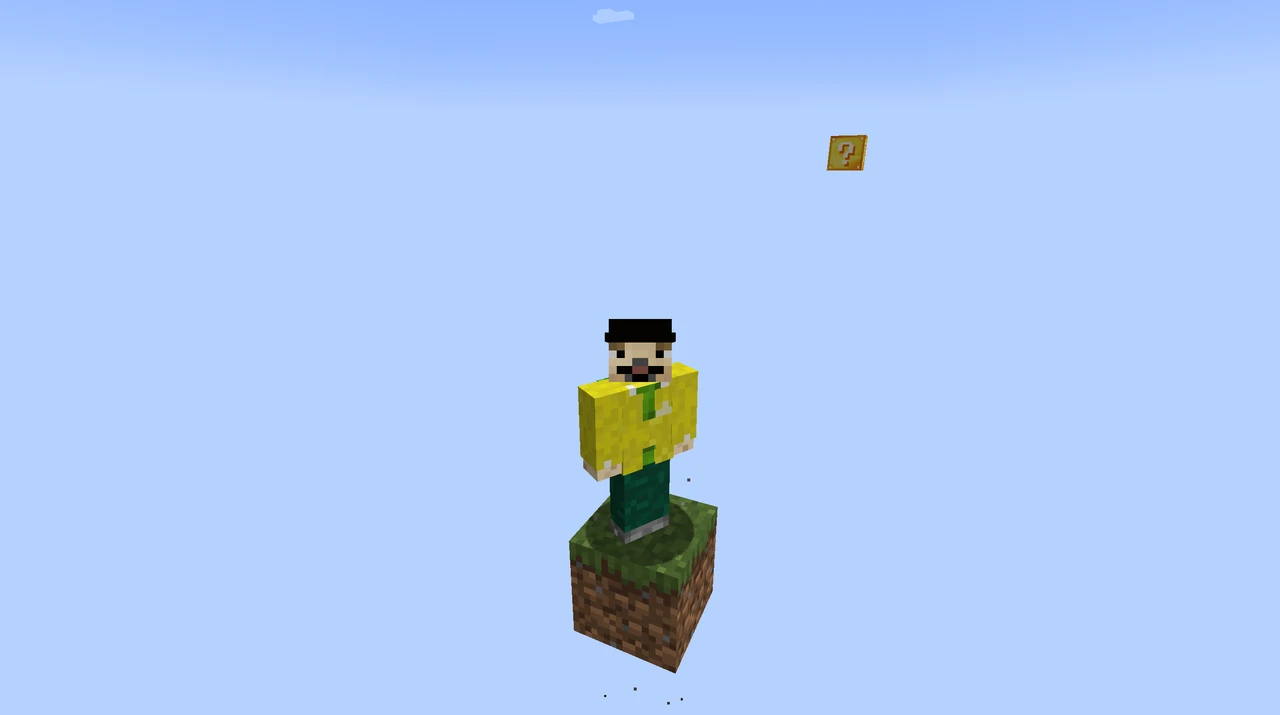 Screenshot modpacku One Lucky Block - Skyblock / OneBlock with Dimensions (1/1)