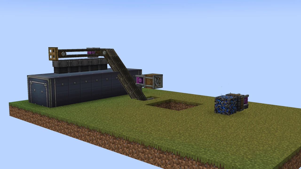Screenshot modpacku Create: OneBlock (2/3)