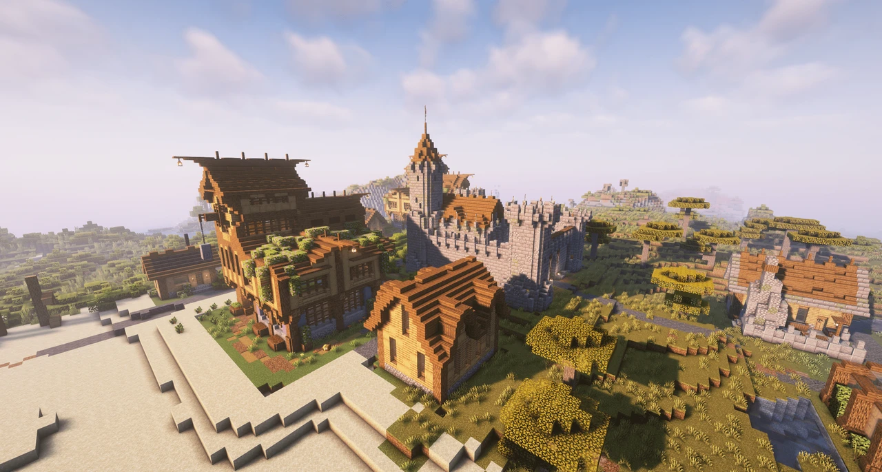 Screenshot modpacku Landscapes Reimagined Genesis (2/3)