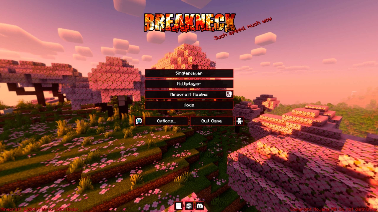 Screenshot modpacku Breakneck: Optimized | FPS Boost, Shaders & QoL (2/3)